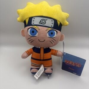 Naruto Uzumaki Soft Plush Toy Shonen Jump Japan 7-8inch Toy Factory New w/ Tags